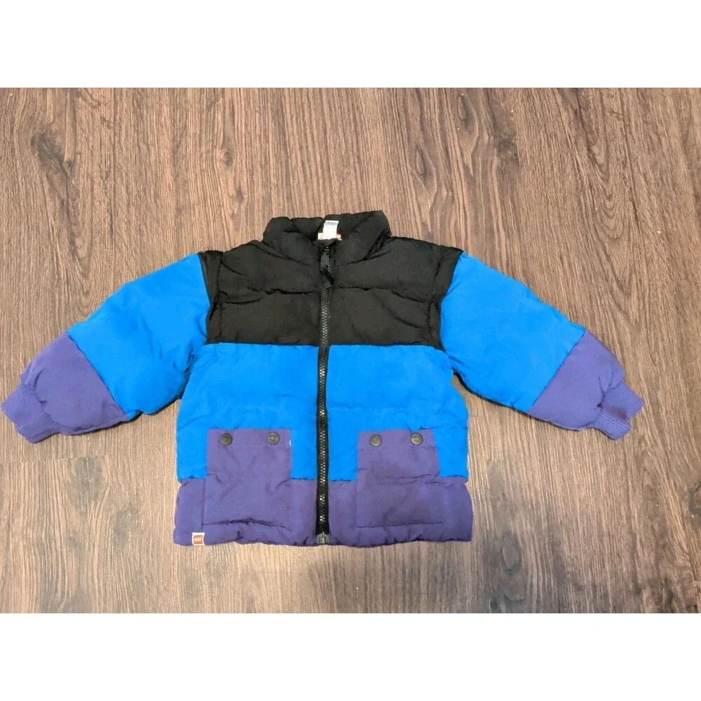 Lego For Target Coat Boys Size 3t Winter Blue Purple